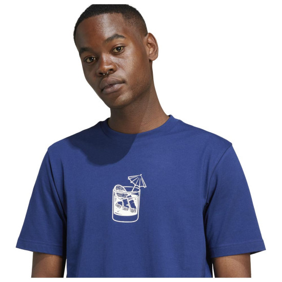 Adidas Ανδρική κοντομάνικη μπλούζα Lounge Drink Graphic Tee